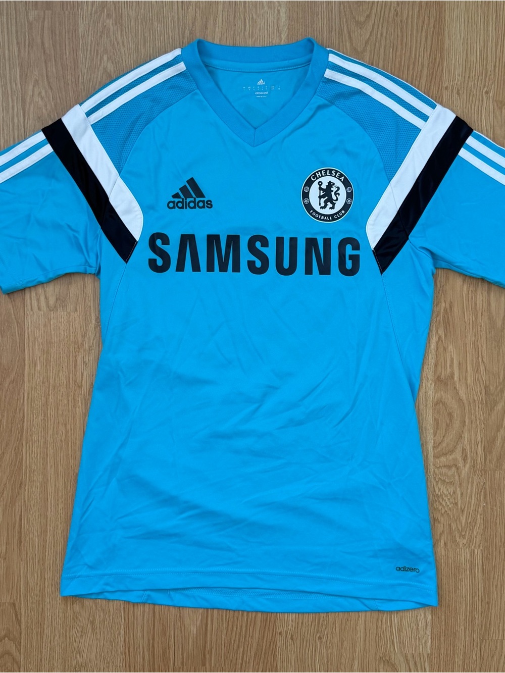 Adidas Chelsea FC Samsung Blue Soccer Jersey Climacool Men’s Small